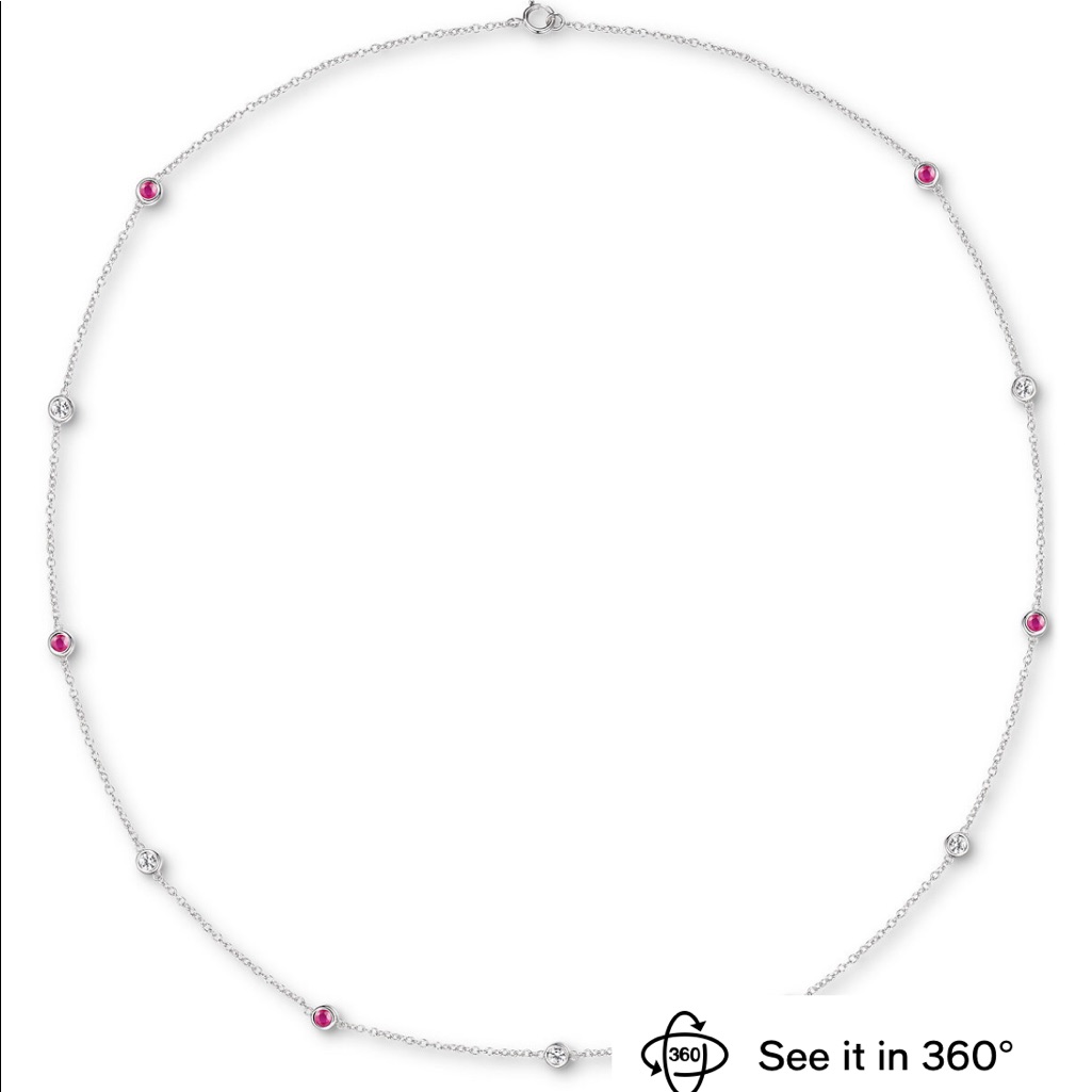 Ruby Collar Necklace